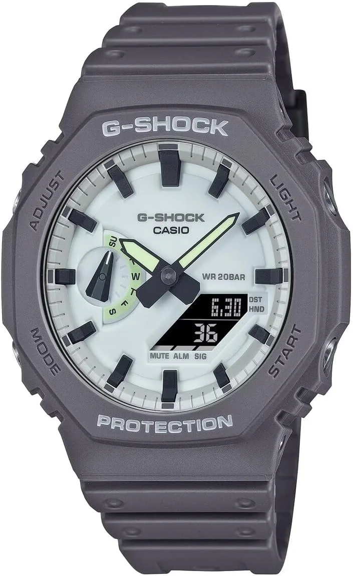 ساعت مچی مردانه کاسیو مدل GA-2100HD-8ADR، سفید