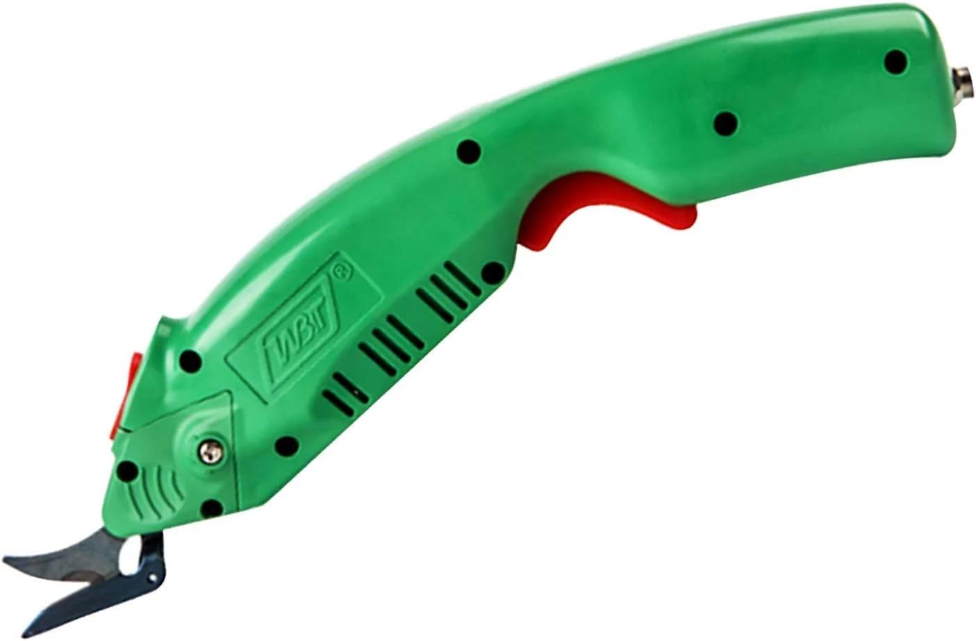 قیچی برقی پارچه JACOJE WBT-3، برش پارچه 35 وات، قیچی برقی خیاطی 0-8 میلی متر برای برش پارچه/ فرش/ چرم (رنگ: سر برش A)