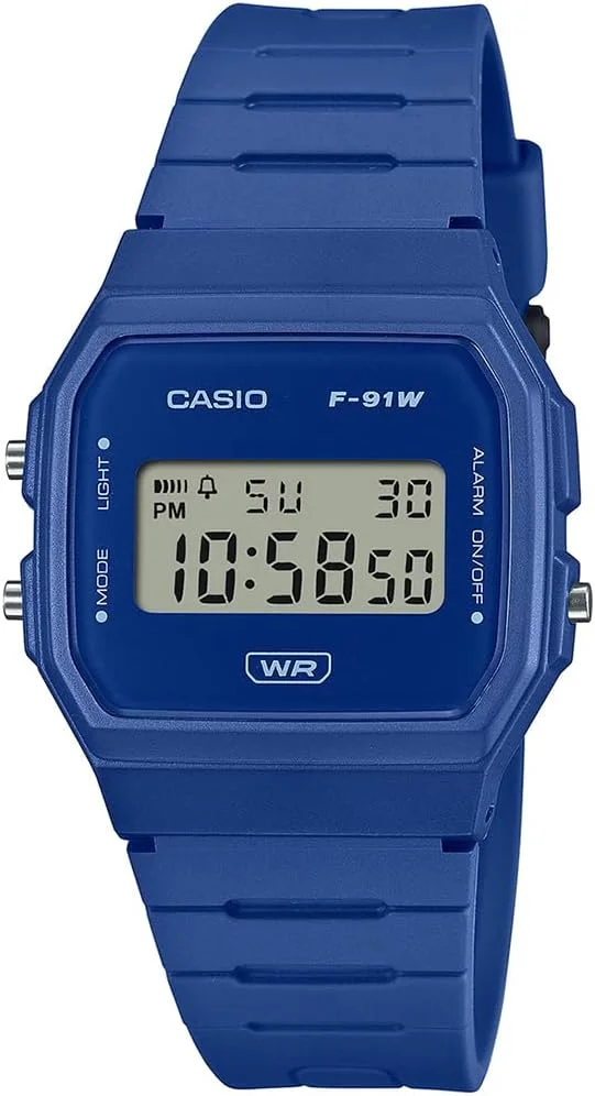 ساعت جنرال لاین کاسیو: آبی مدل F-91WB-2A1DF