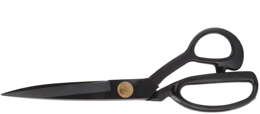 قیچی خیاطی HXCQHW مدل Retro Black Steel، قیچی حرفه ای خیاطی، مناسب پارچه، چرم و صنایع دستی (HC-9in)