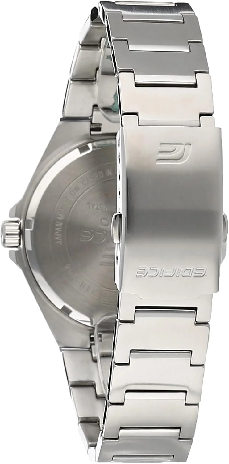 ساعت مچی مردانه کاسیو ادیفایس مدل EFB-108D-7AV، نقره ای، مدرن، دارای نشانگر تاریخ و شیشه سافایر
