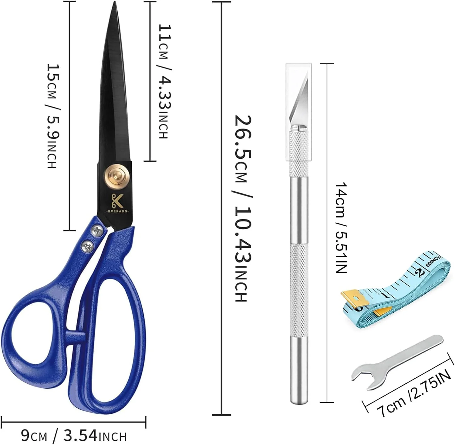 قیچی خیاطی حرفه ای Homlynn، فولاد کربنی 10 اینچی، آبی، دست راست، تیغه منحنی، دسته آلومینیومی، پرداخت ضد زنگ، ایده آل برای جین، چرم، خیاطی، گلدوزی و کارهای دستی و غیره قیچی خیاطی حرفه ای Homlynn، فولاد کربنی 10 اینچی، آبی، دست راست، تیغه منحنی، دسته آلومینیومی، پرداخت ضد زنگ، ایده آل برای جین، چرم، خیاطی، گلدوزی و کارهای دستی و غیره
