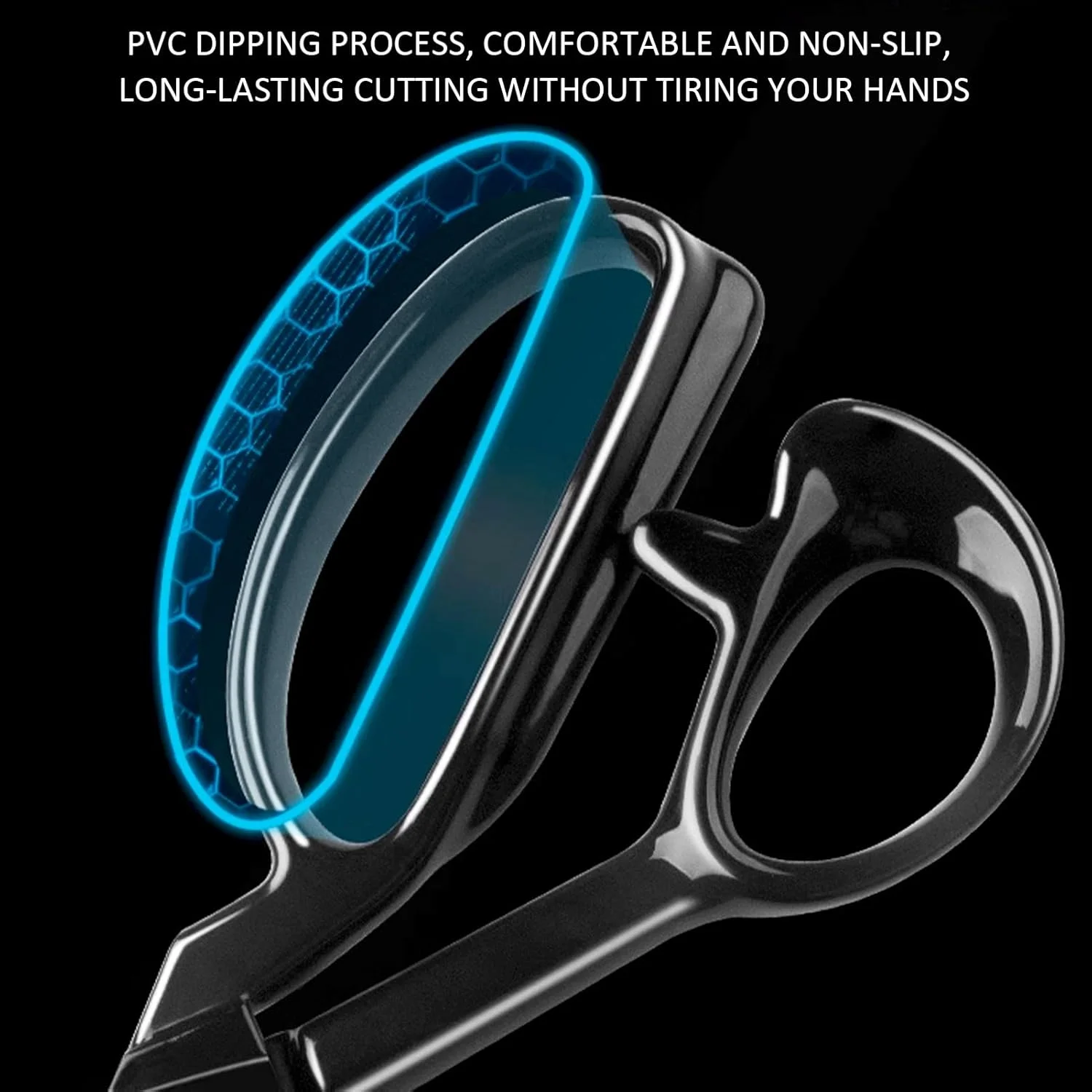 قیچی خیاطی Homlynn - 24 سانتیمتری (9 اینچ) قیچی خیاطی حرفهای، قیچی تیز فولاد کربنی بالا، قیچی چرم سنگین برای برش پارچه، لباس، چرم، مواد اولیه (مشکی) قیچی خیاطی Homlynn - 24 سانتیمتری (9 اینچ) قیچی خیاطی حرفهای، قیچی تیز فولاد کربنی بالا، قیچی چرم سنگین برای برش پارچه، لباس، چرم، مواد اولیه (مشکی)