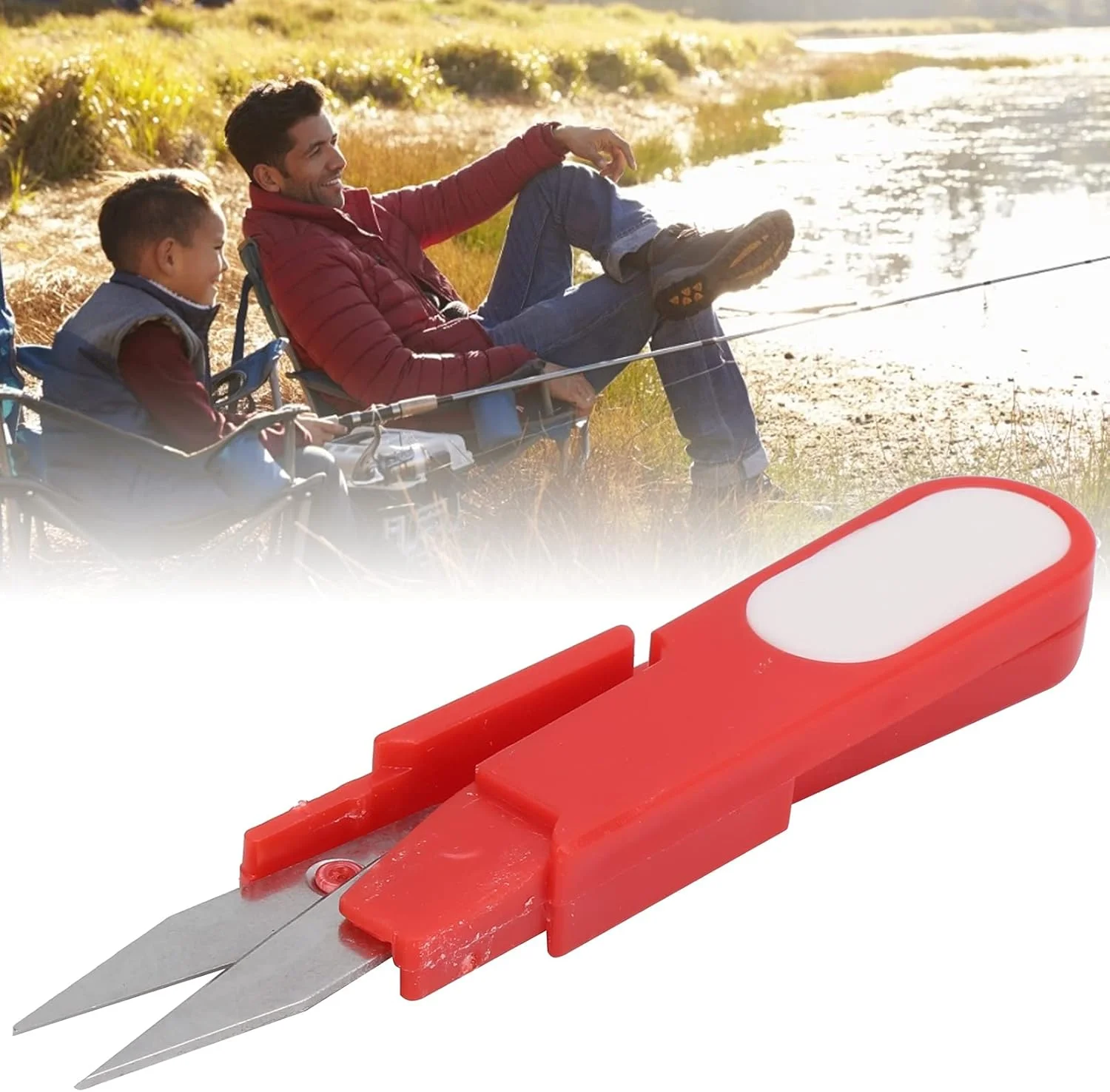 قیچی U شکل HOKVJ، ابزار لوازم DIY، قیچی U شکل برش بخیه قوی و جمع و جور، ایمن، راحت، قابل اعتماد، فولاد ضد زنگ برای صنعت پوشاک (رنگ: قرمز) قیچی U شکل HOKVJ، ابزار لوازم DIY، قیچی U شکل برش بخیه قوی و جمع و جور، ایمن، راحت، قابل اعتماد، فولاد ضد زنگ برای صنعت پوشاک (رنگ: قرمز)