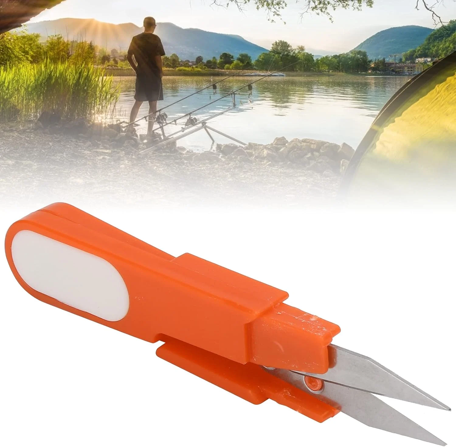 قیچی U شکل HOKVJ، ابزار لوازم DIY، قیچی U شکل برش بخیه قوی و جمع و جور، ایمن، راحت، قابل اعتماد، فولاد ضد زنگ برای صنعت پوشاک (رنگ: نارنجی) قیچی U شکل HOKVJ، ابزار لوازم DIY، قیچی U شکل برش بخیه قوی و جمع و جور، ایمن، راحت، قابل اعتماد، فولاد ضد زنگ برای صنعت پوشاک (رنگ: نارنجی)