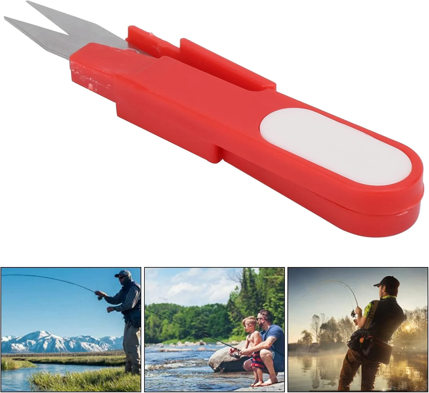 قیچی U شکل HOKVJ، ابزار لوازم DIY، قیچی U شکل برش بخیه قوی و جمع و جور، ایمن، راحت، قابل اعتماد، فولاد ضد زنگ برای صنعت پوشاک (رنگ: قرمز) قیچی U شکل HOKVJ، ابزار لوازم DIY، قیچی U شکل برش بخیه قوی و جمع و جور، ایمن، راحت، قابل اعتماد، فولاد ضد زنگ برای صنعت پوشاک (رنگ: قرمز)