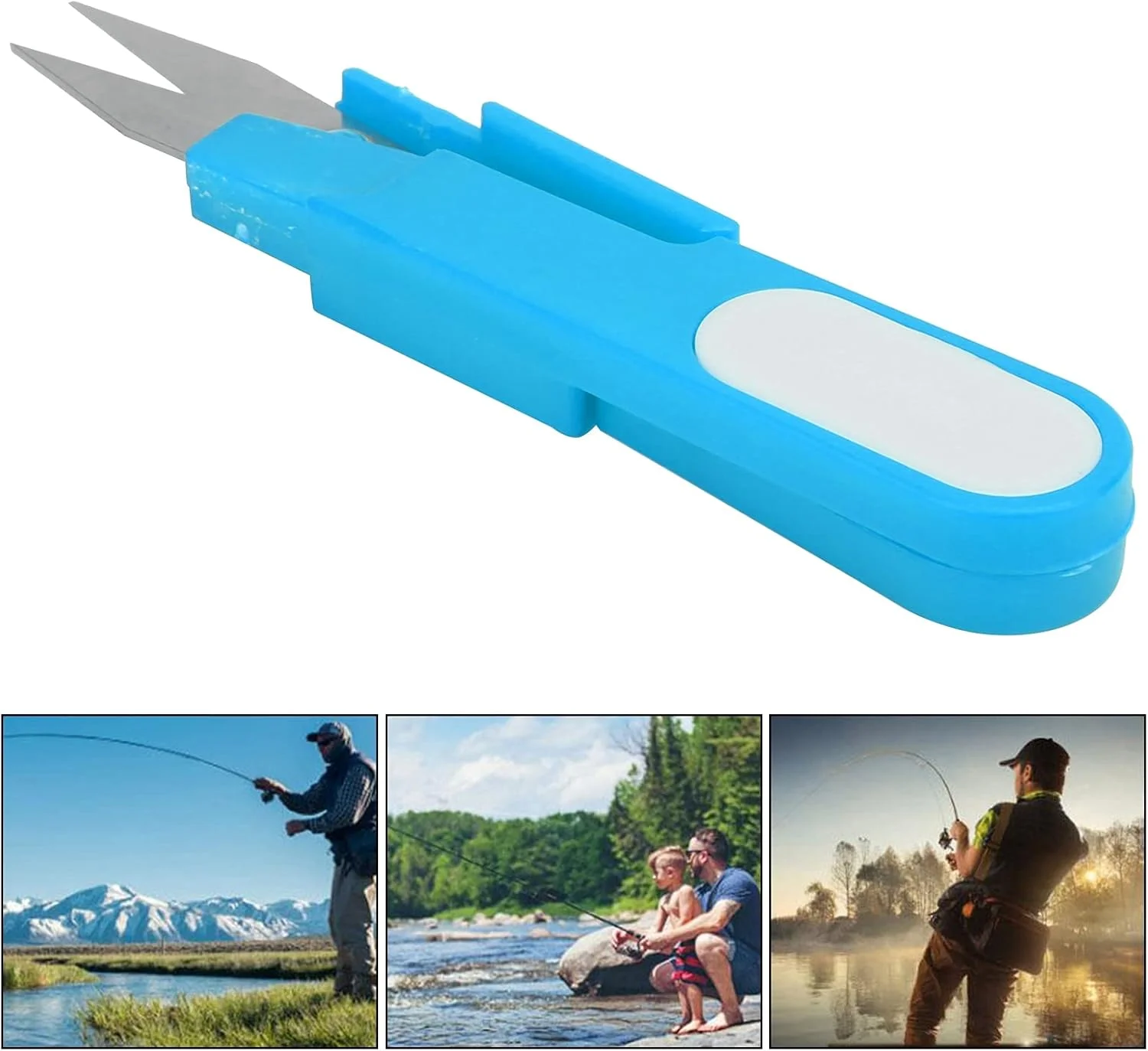 قیچی U شکل HOKVJ ابزار لوازم DIY، برشگر بخیه قوی و جمع و جور U شکل ایمن راحت قابل اعتماد فولاد ضد زنگ برای صنعت پوشاک (رنگ: آبی سرمه ای) قیچی U شکل HOKVJ ابزار لوازم DIY، برشگر بخیه قوی و جمع و جور U شکل ایمن راحت قابل اعتماد فولاد ضد زنگ برای صنعت پوشاک (رنگ: آبی سرمه ای)