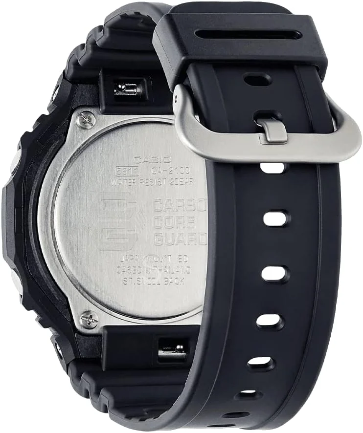 ساعت کاسیو جی شاک - مدل GA-2100-1A1DR صفحه مشکی، بند مشکی ساعت کاسیو جی شاک - مدل GA-2100-1A1DR صفحه مشکی، بند مشکی