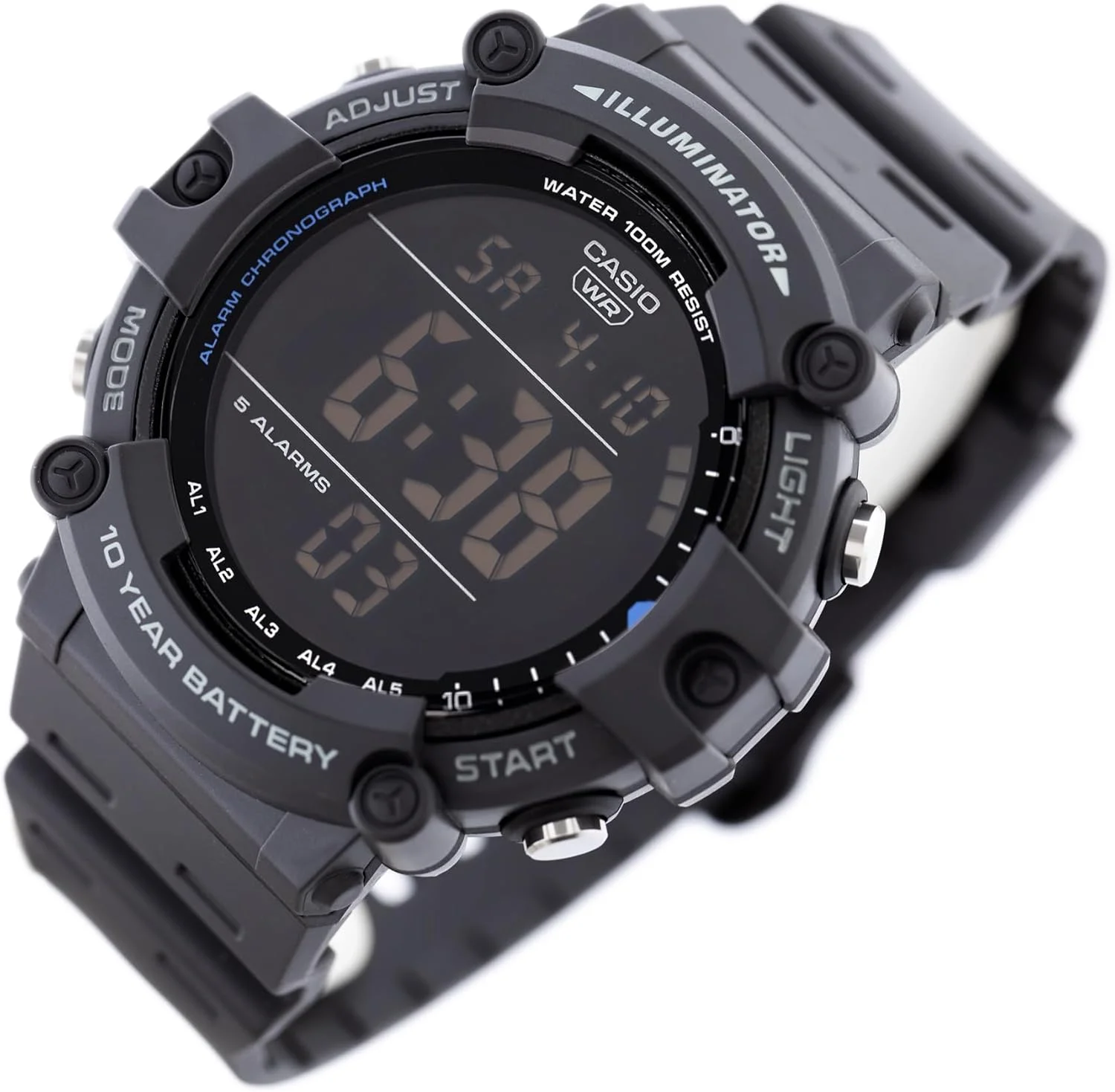 ساعت مچی اسپرت کاسیو مدل AE-1500WH-1AVEF - ساعت مردانه - ضد آب - دیجیتال - با بند استیل - مشکی