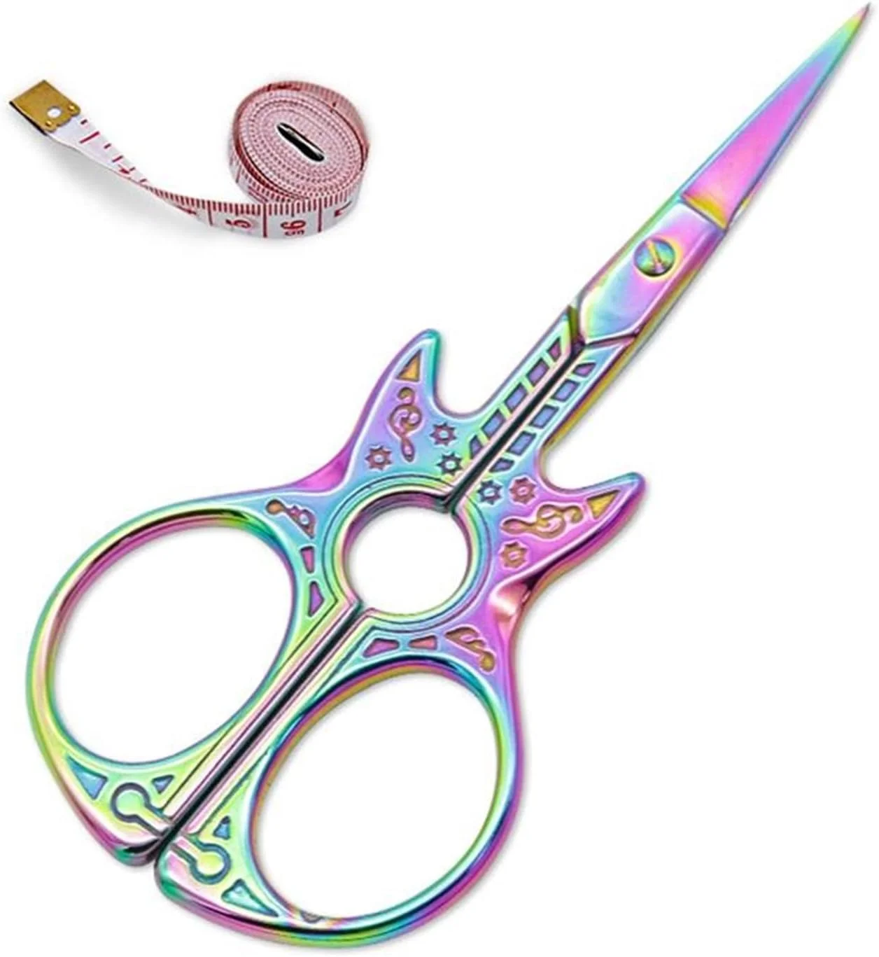 قیچی کوچک HODORE، قیچی طرح پروانه ای فولاد ضد زنگ، قیچی خیاطی، ابزار کاردستی گلدوزی (رنگ: Hortelé) قیچی کوچک HODORE، قیچی طرح پروانه ای فولاد ضد زنگ، قیچی خیاطی، ابزار کاردستی گلدوزی (رنگ: Hortelé)