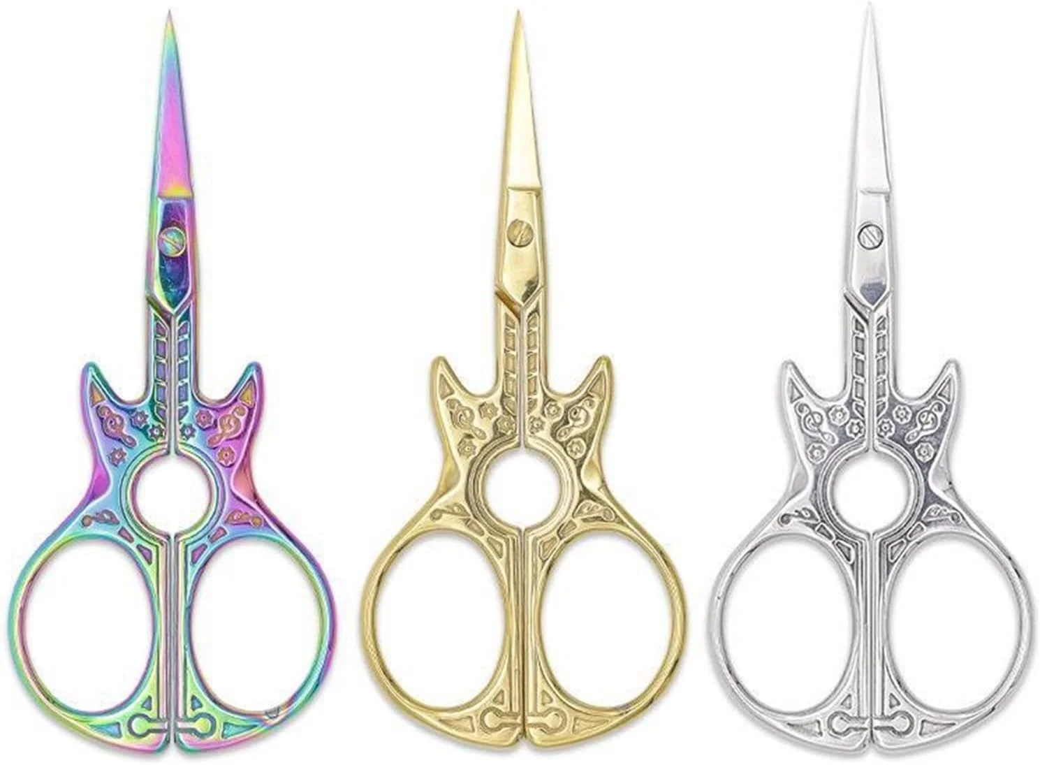 قیچی کوچک HODORE، قیچی طرح پروانه ای فولاد ضد زنگ، قیچی خیاطی، ابزار کاردستی گلدوزی (رنگ: Hortelé) قیچی کوچک HODORE، قیچی طرح پروانه ای فولاد ضد زنگ، قیچی خیاطی، ابزار کاردستی گلدوزی (رنگ: Hortelé)