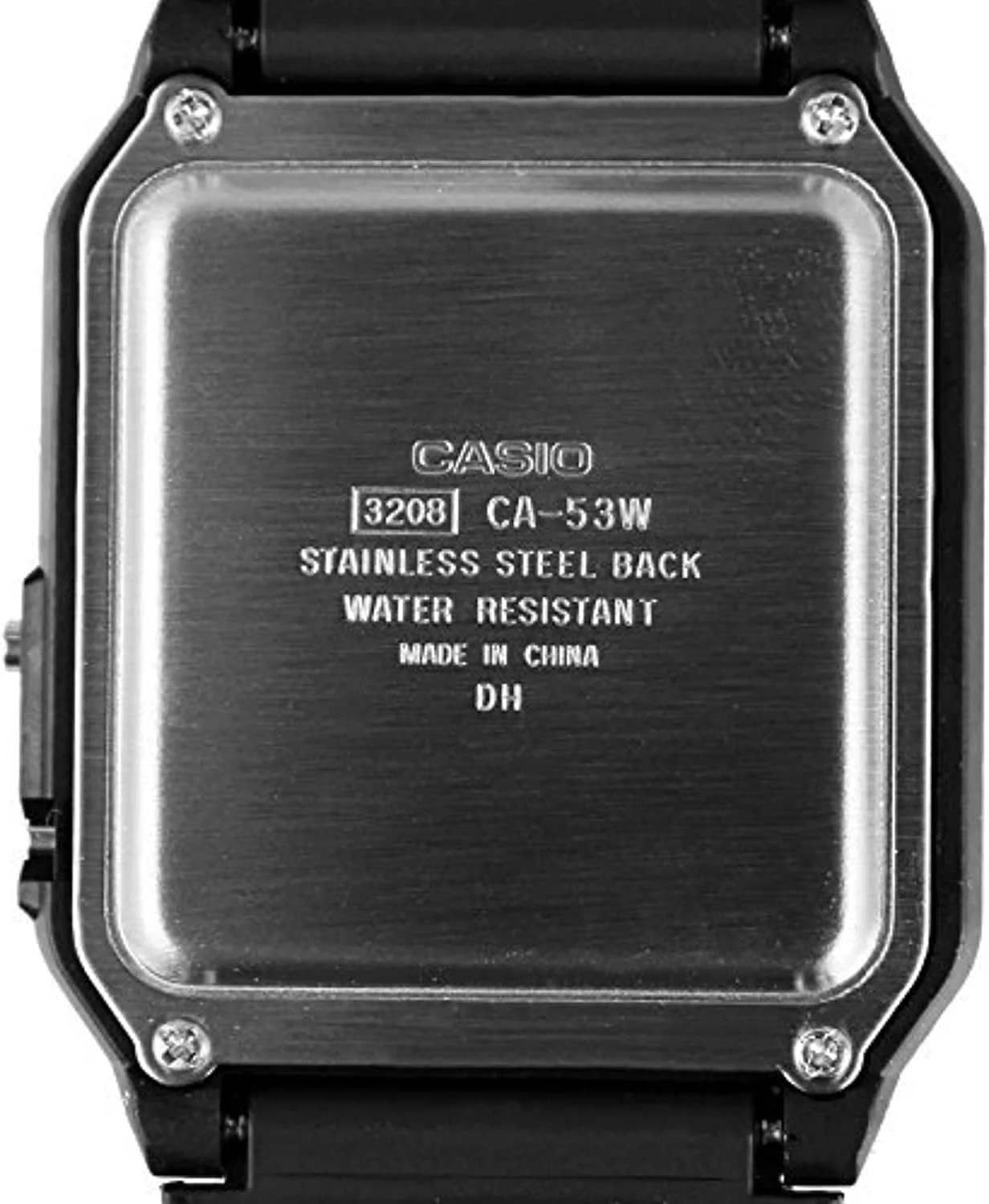 ساعت مچی دیجیتال کاسیو مدل CA-53W-1Z، صفحه خاکستری، بند مشکی، مناسب برای آقایان و بانوان ساعت مچی دیجیتال کاسیو مدل CA-53W-1Z، صفحه خاکستری، بند مشکی، مناسب برای آقایان و بانوان
