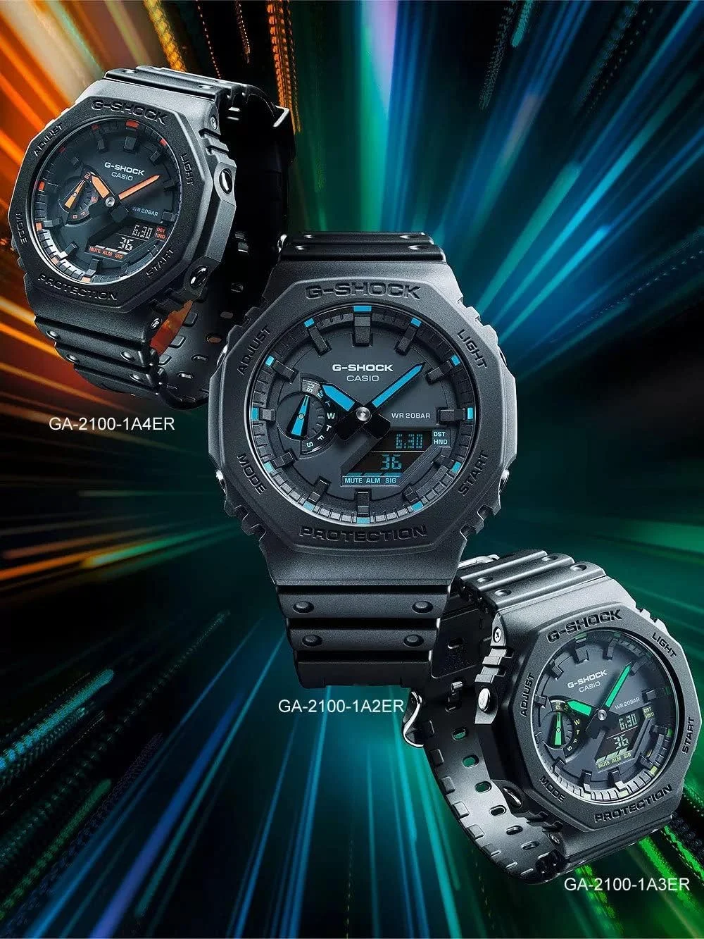 ساعت مچی مردانه کاسیو مدل G-Shock Trend GA-2100-1A3ER با نمایشگر آنالوگ-دیجیتال، قطر 49 میلیمتر، رنگ مشکی ساعت مچی مردانه کاسیو مدل G-Shock Trend GA-2100-1A3ER با نمایشگر آنالوگ-دیجیتال، قطر 49 میلیمتر، رنگ مشکی