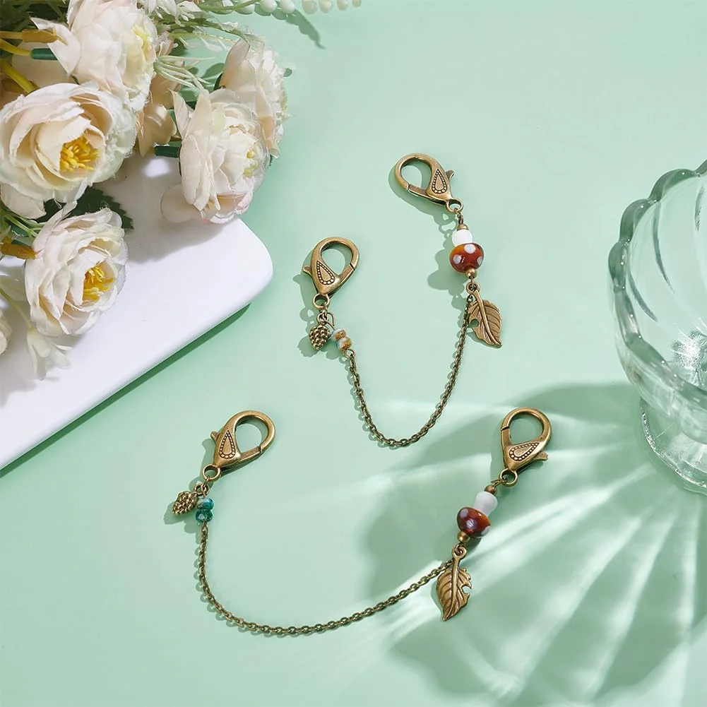 FREEBLOSS 2 عدد زنجیر قیچی قارچ لوازم جانبی دست ساز برای لحاف دوزی، گلدوزی دست ساز، لوازم جانبی جنگلی برای قیچی گلدوزی، هدیه خاص برای لحاف دوزها مادربزرگ FREEBLOSS 2 عدد زنجیر قیچی قارچ لوازم جانبی دست ساز برای لحاف دوزی، گلدوزی دست ساز، لوازم جانبی جنگلی برای قیچی گلدوزی، هدیه خاص برای لحاف دوزها مادربزرگ