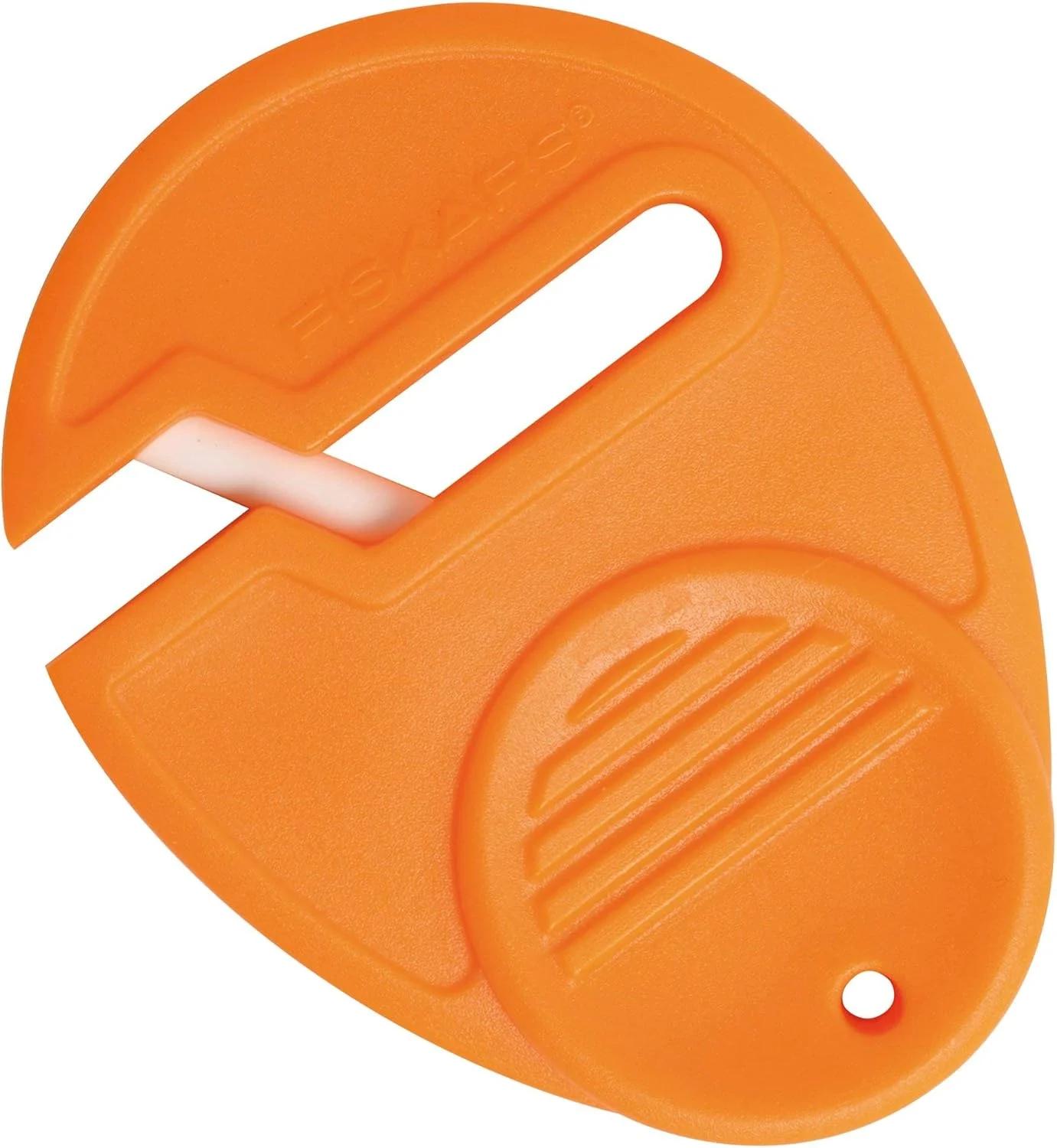 تیزکننده جهانی قیچی Fiskars، برای راست دست و چپ دست، سری سنگ زنی سرامیکی/بدنه پلاستیکی، نارنجی، 1003871