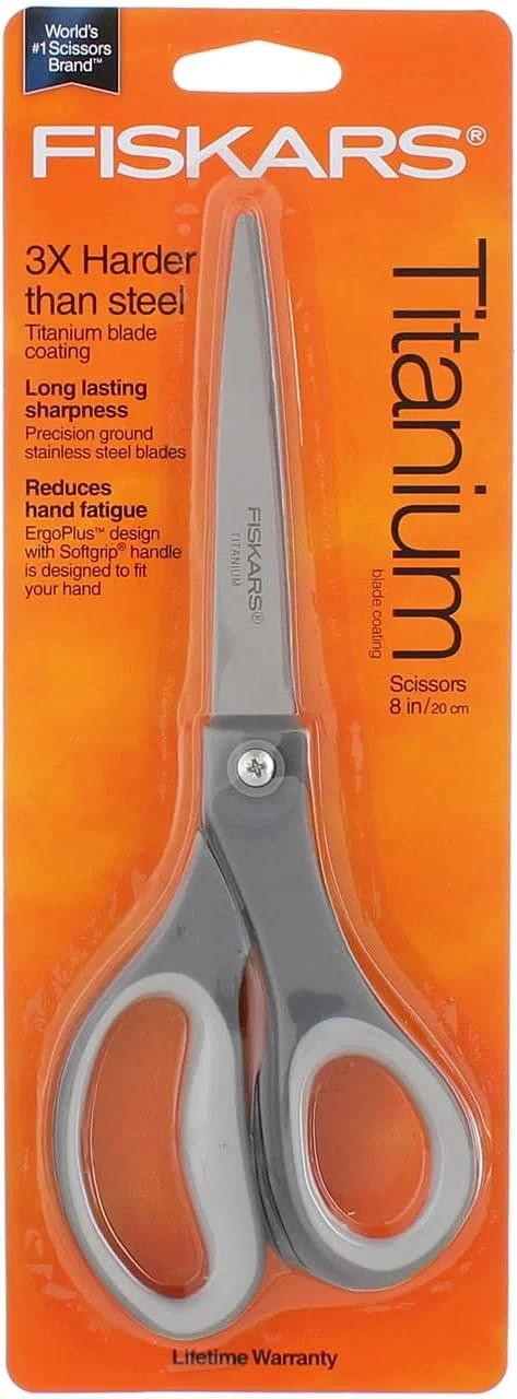 قیچی تیتانیومی سافت گریپ FISKARS