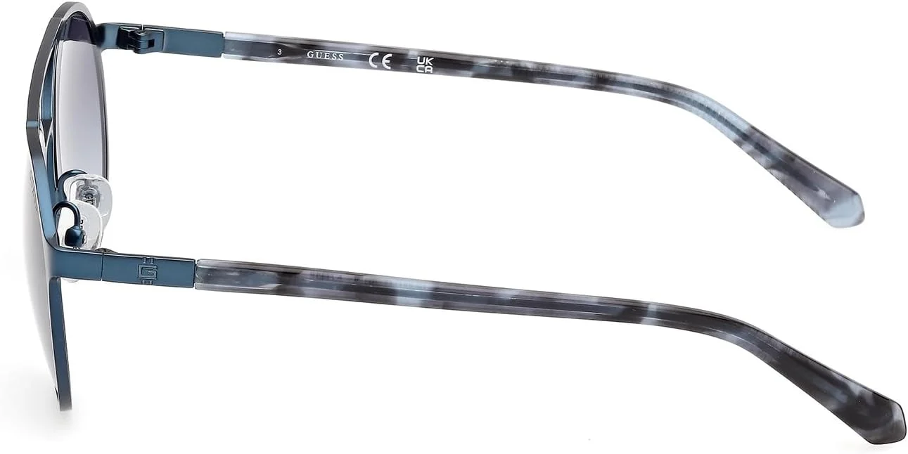 عینک آفتابی مردانه گرد تمام فریم گس، آبی، 52 عینک آفتابی مردانه گرد تمام فریم گس، آبی، 52