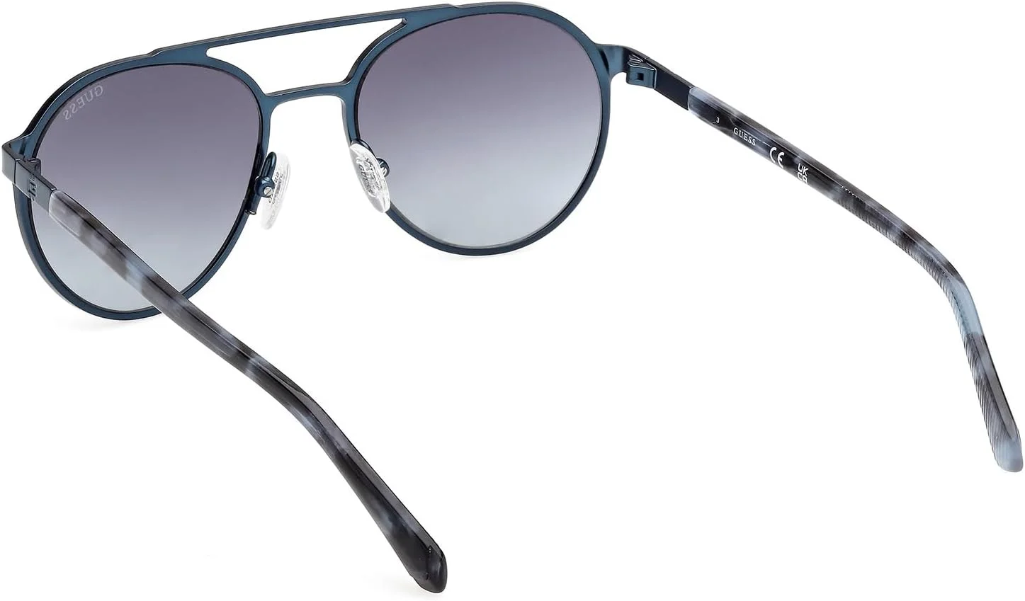 عینک آفتابی مردانه گرد تمام فریم گس، آبی، 52 عینک آفتابی مردانه گرد تمام فریم گس، آبی، 52