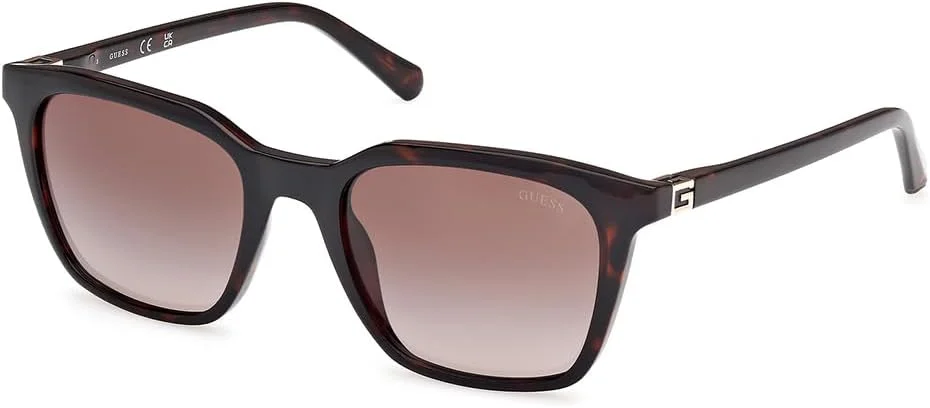عینک آفتابی مردانه GUESS GU0017052F53 قهوه ای پلاستیکی مربعی با محافظت UV