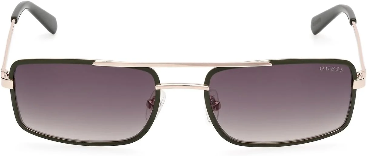 عینک آفتابی مردانه گس GU00168 97P سبز تیره مات 58/20/140