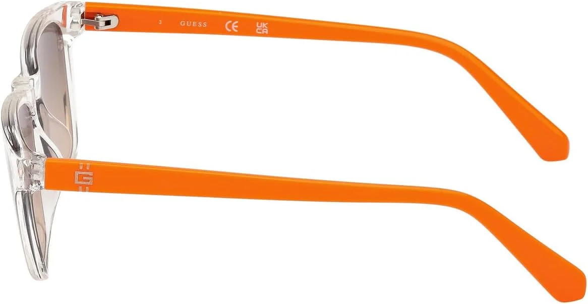 عینک آفتابی پسرانه مربعی شفاف GUESS، شفاف، 49 عینک آفتابی پسرانه مربعی شفاف GUESS، شفاف، 49