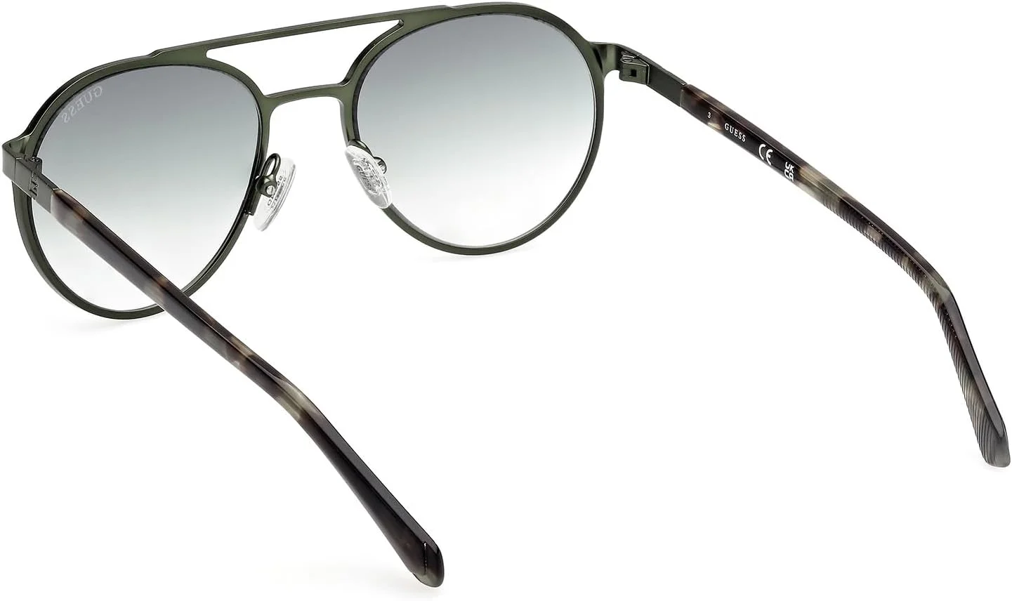 عینک آفتابی مردانه GUESS مدل NORMAL ROUND با فریم کامل، سبز، سایز 52 عینک آفتابی مردانه GUESS مدل NORMAL ROUND با فریم کامل، سبز، سایز 52