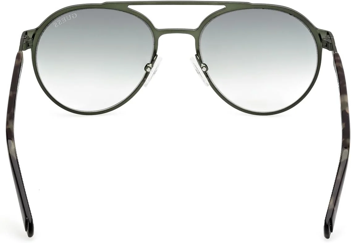 عینک آفتابی مردانه GUESS مدل NORMAL ROUND با فریم کامل، سبز، سایز 52 عینک آفتابی مردانه GUESS مدل NORMAL ROUND با فریم کامل، سبز، سایز 52