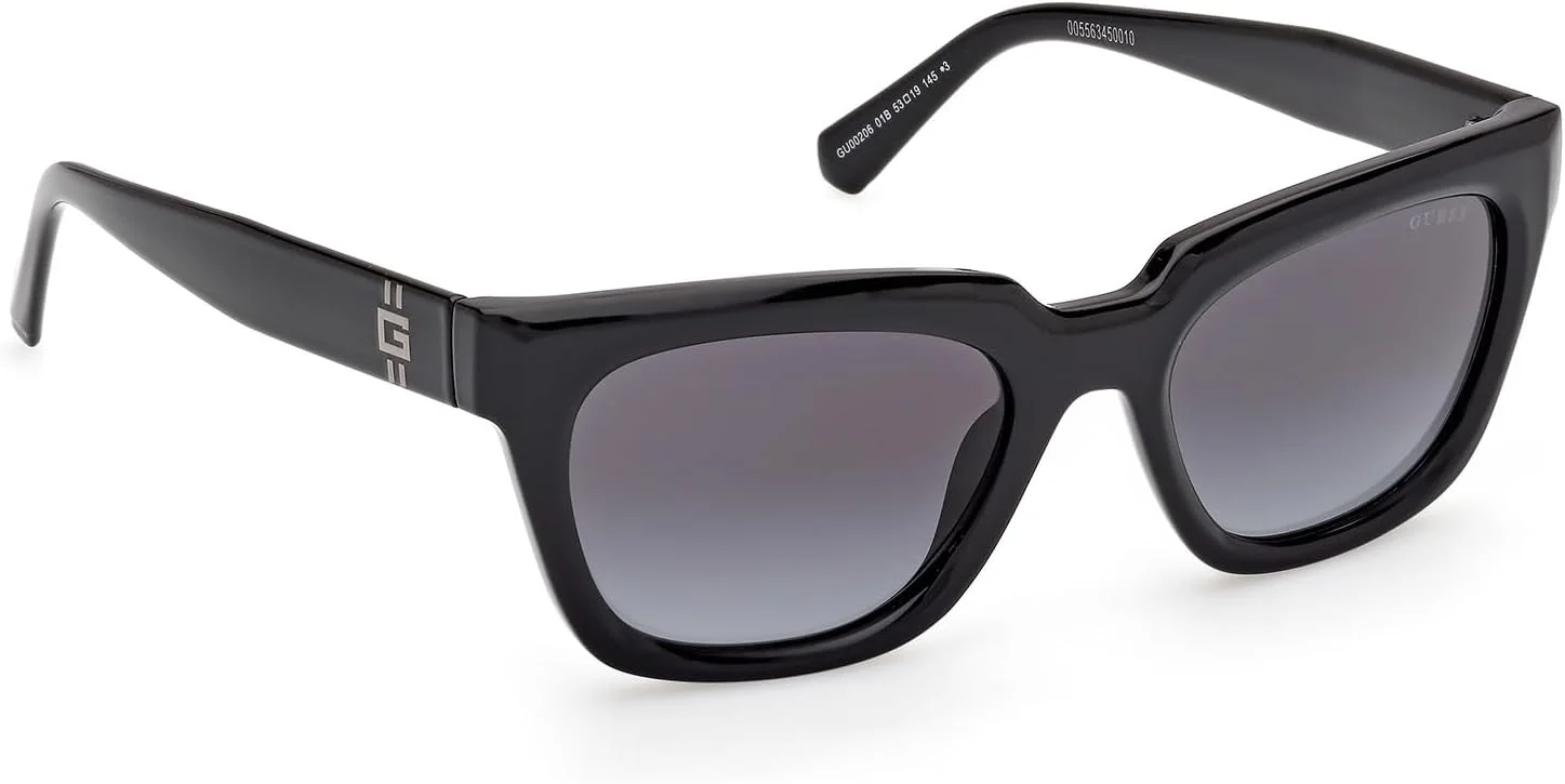 عینک آفتابی مردانه GUESS مربعی مشکی با فریم کامل، سایز 53 عینک آفتابی مردانه GUESS مربعی مشکی با فریم کامل، سایز 53