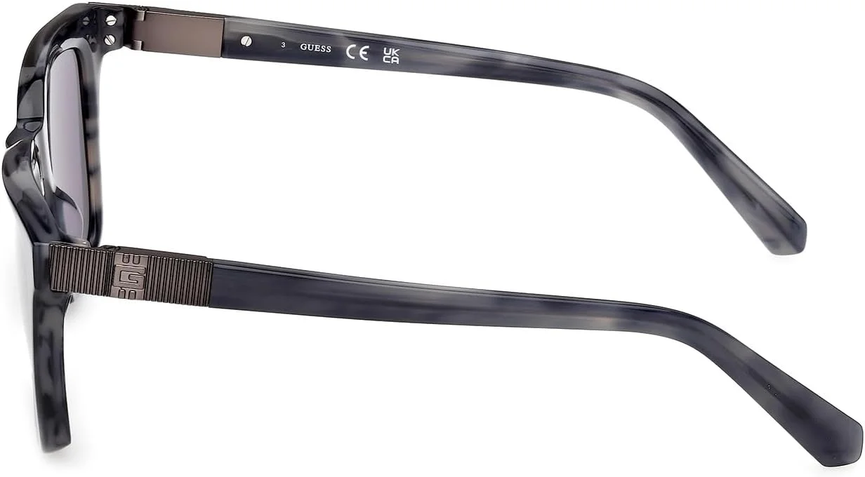 عینک آفتابی مردانه گس GU00279 92A آبی/شاخ 51/23/140 عینک آفتابی مردانه گس GU00279 92A آبی/شاخ 51/23/140