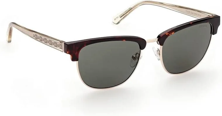 عینک آفتابی مردانه GUESS مدل Browline GU0003752N53، قهوه ای، 53-19-145 عینک آفتابی مردانه GUESS مدل Browline GU0003752N53، قهوه ای، 53-19-145