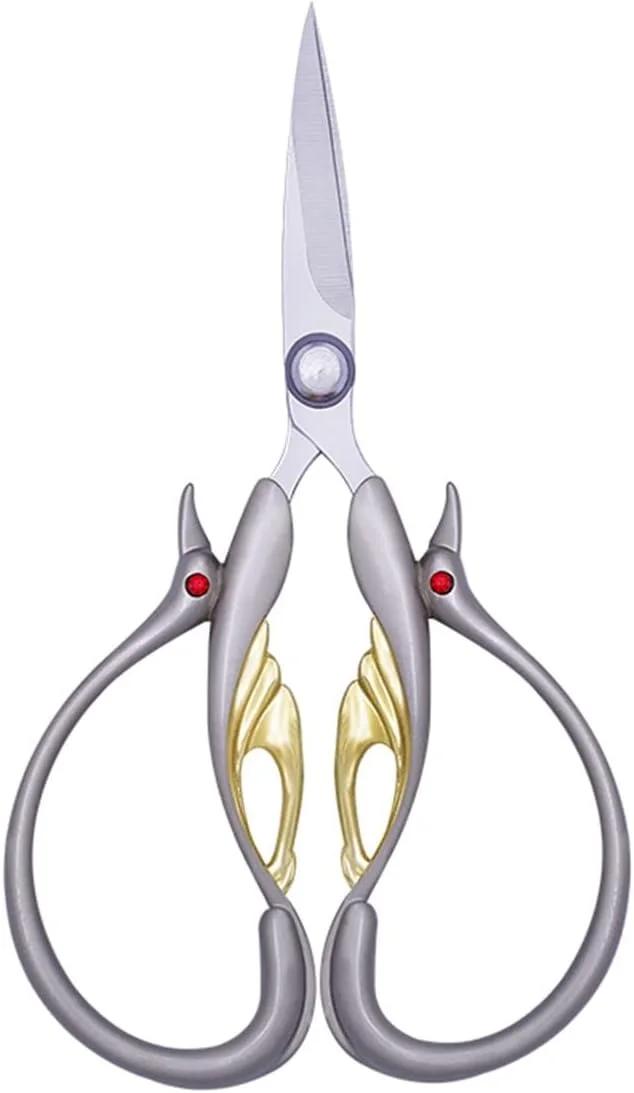قیچی CENMOO، قیچی کاردستی، قیچی استیل ضد زنگ، ابزار خیاطی، قیچی گلدوزی (رنگ: Hortel)