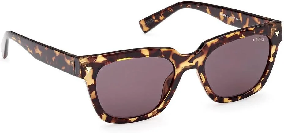 عینک آفتابی مردانه GUESS مدل GU826552A53 با محافظت در برابر اشعه UV، هاوانای تیره، 53 میلی متر عینک آفتابی مردانه GUESS مدل GU826552A53 با محافظت در برابر اشعه UV، هاوانای تیره، 53 میلی متر