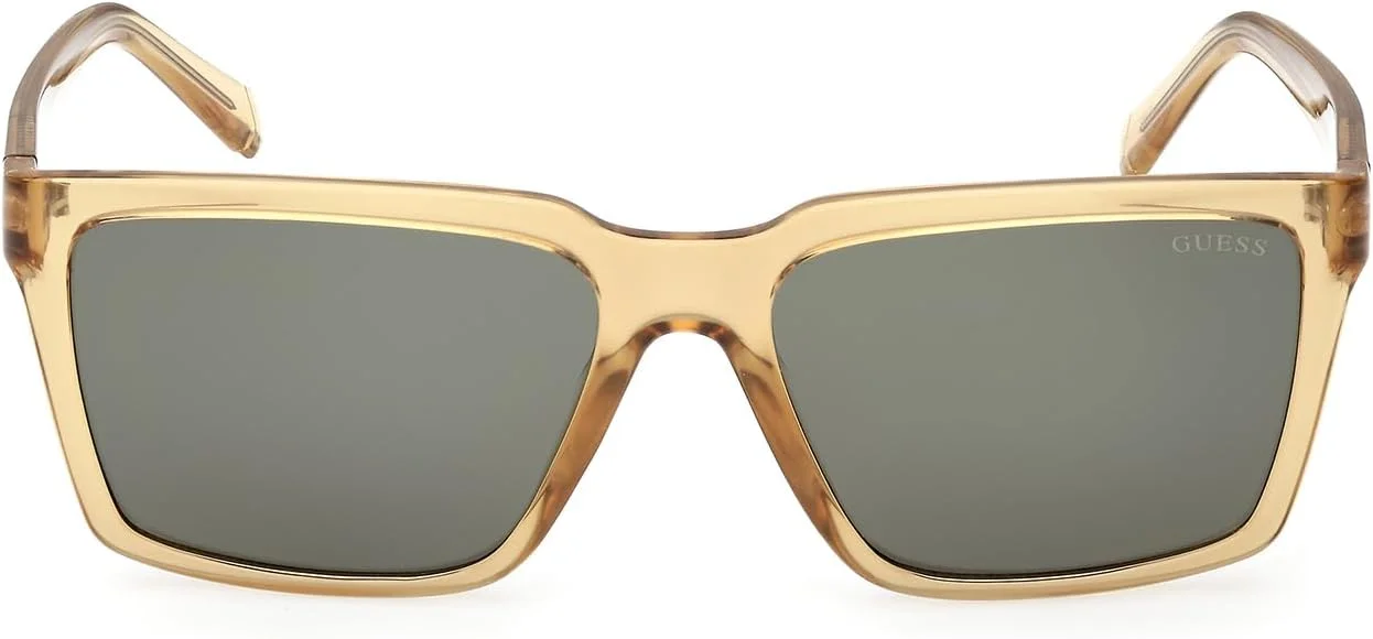 عینک آفتابی مردانه GUESS مدل GU0008441N58، فریم کامل مربعی و محافظت در برابر اشعه UV عینک آفتابی مردانه GUESS مدل GU0008441N58، فریم کامل مربعی و محافظت در برابر اشعه UV
