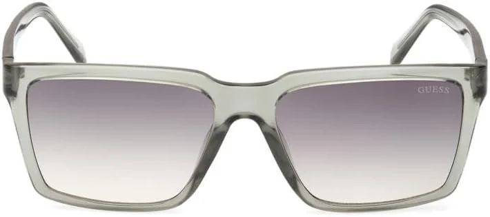 عینک آفتابی مردانه GUESS مدل GU0008493P58، فریم کامل مربعی، محافظت در برابر اشعه UV، سایز 58