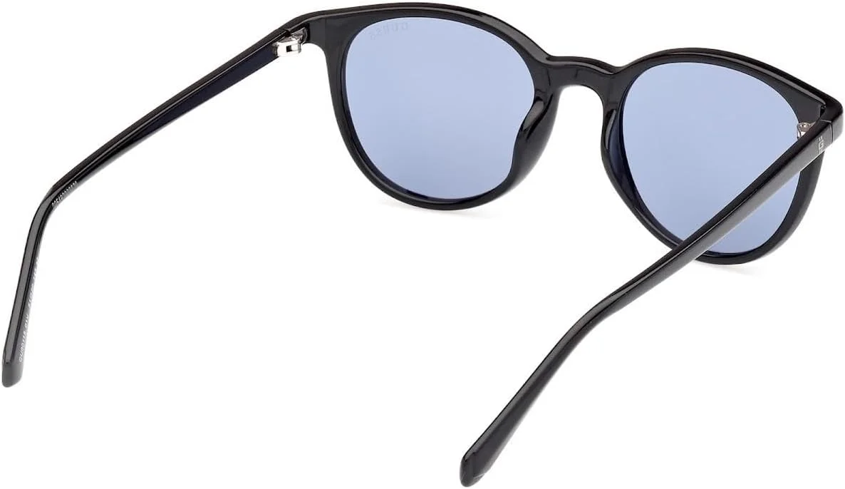 عینک آفتابی مردانه GUESS GU0011801V51، مشکی براق، 51 میلی متر، محافظت در برابر اشعه UV