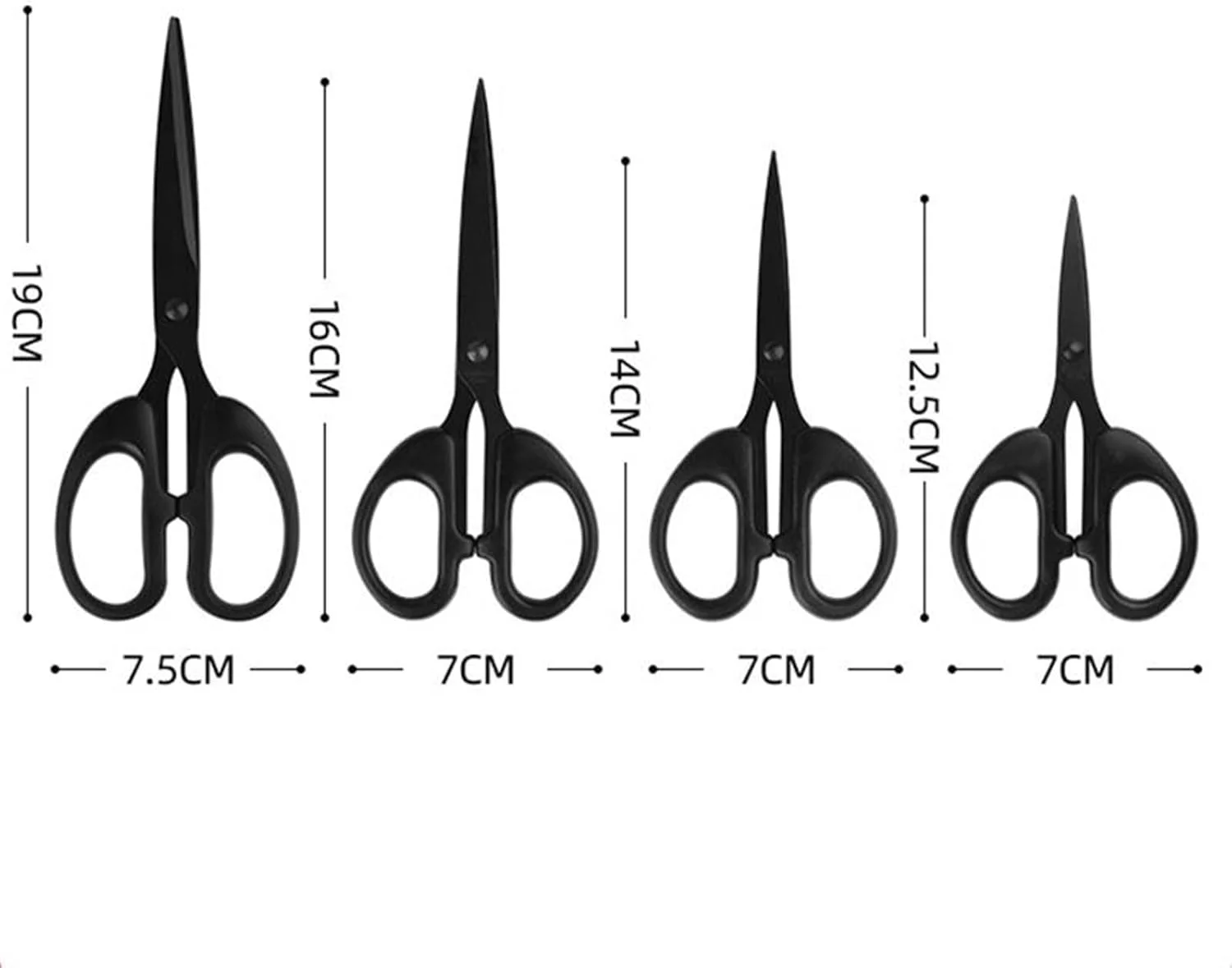 قیچی خیاطی CENMOO بسته 4 عددی، قیچی خیاطی، قیچی گلدوزی، ابزار قیچی برای خیاطی، قیچی اداری صنایع دستی، قیچی برش پارچه قیچی خیاطی CENMOO بسته 4 عددی، قیچی خیاطی، قیچی گلدوزی، ابزار قیچی برای خیاطی، قیچی اداری صنایع دستی، قیچی برش پارچه