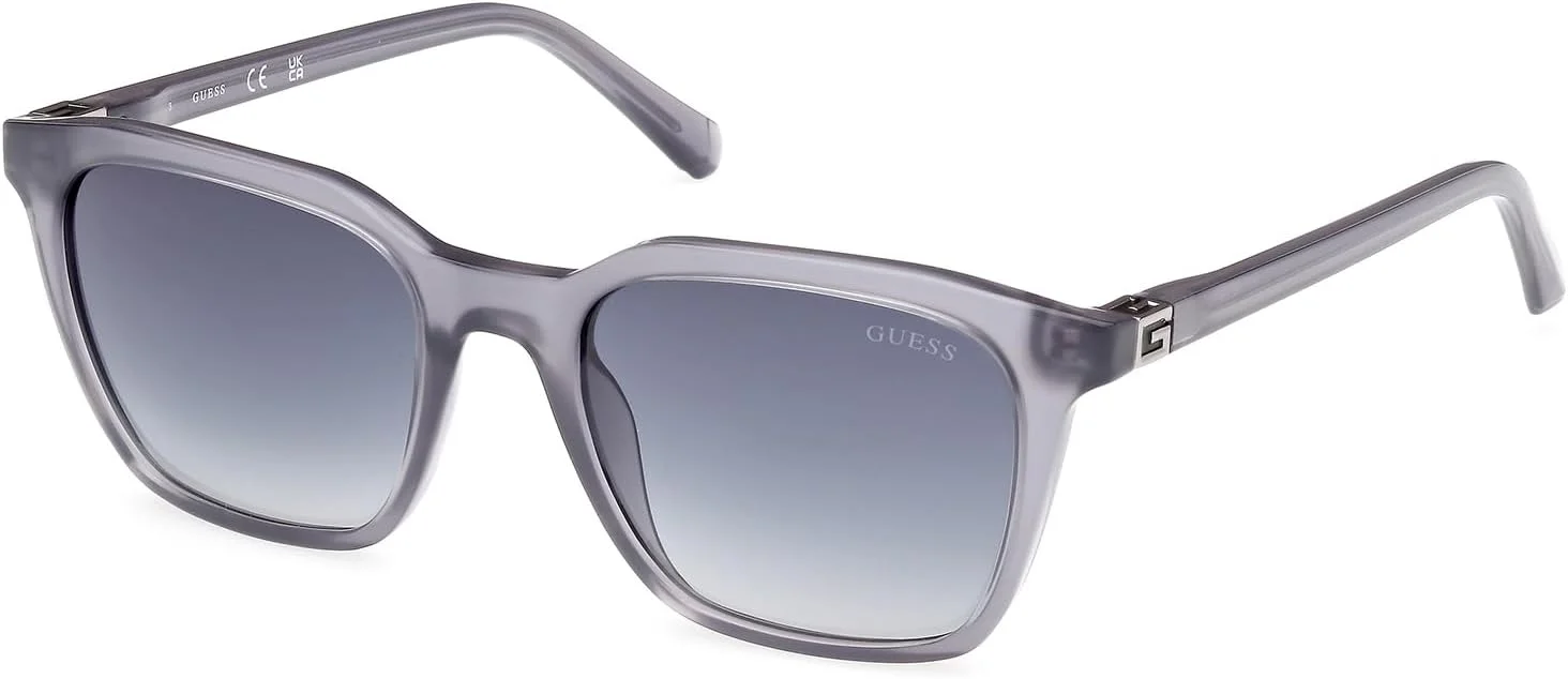 عینک آفتابی مردانه GUESS GU0017020W53 با فریم مربعی خاکستری و محافظت UV