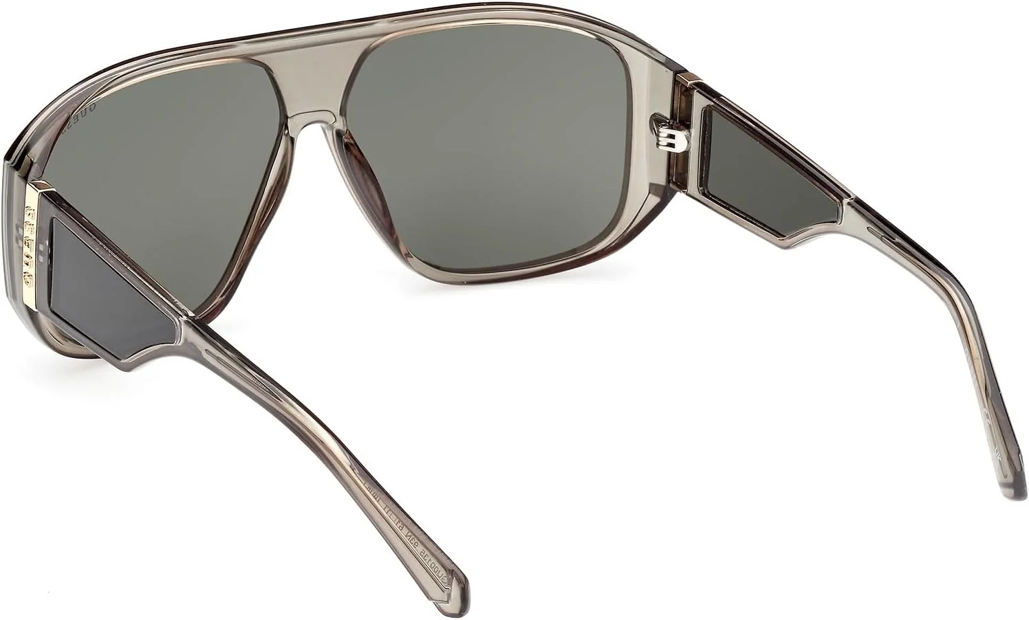 عینک آفتابی مردانه GUESS مدل NORMAL SHIELD با فریم کامل، سبز، سایز 61
