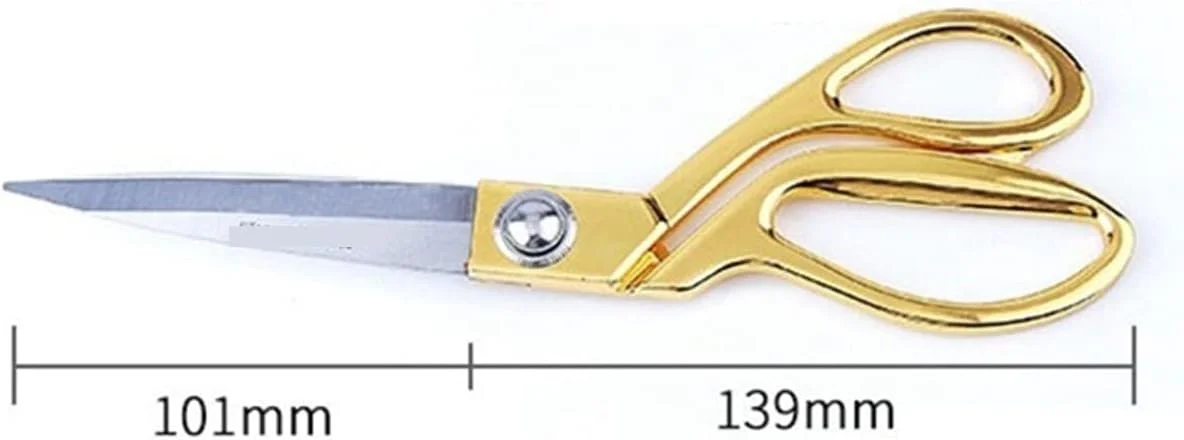 قیچی خیاطی حرفه ای CENMOO، قیچی برش پارچه، نخ و سوزن، جنس استیل ضد زنگ، بدون آسیب به دست قیچی خیاطی حرفه ای CENMOO، قیچی برش پارچه، نخ و سوزن، جنس استیل ضد زنگ، بدون آسیب به دست