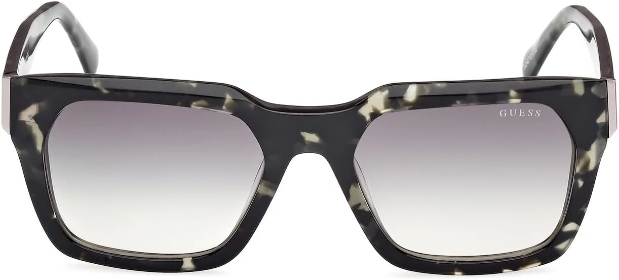 عینک آفتابی مردانه GUESS مدل NORMAL SQUARE با فریم کامل، سبز، سایز 53