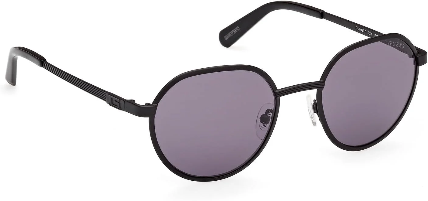 عینک آفتابی مردانه GUESS مدل NORMAL ROUND با فریم کامل، مشکی، سایز 51 عینک آفتابی مردانه GUESS مدل NORMAL ROUND با فریم کامل، مشکی، سایز 51