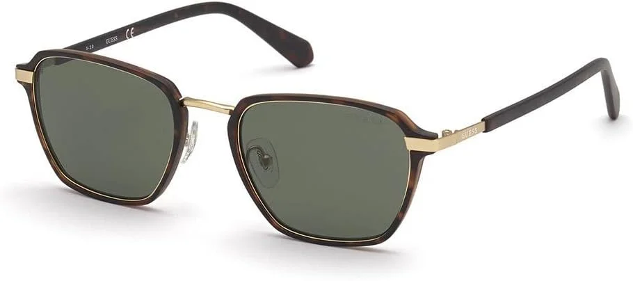 عینک آفتابی مردانه GUESS مدل GU0003052N53، قهوه ای، 53 میلی متر