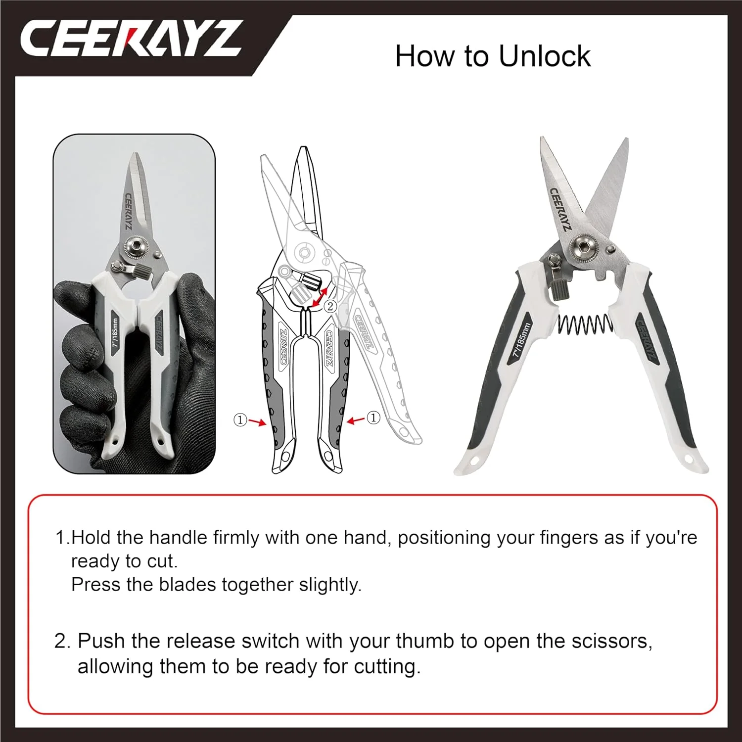 قیچی چند منظوره سنگین CEERAYZ قیچی چند منظوره سنگین CEERAYZ