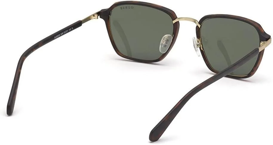 عینک آفتابی مردانه GUESS مدل GU0003052N53، قهوه ای، 53 میلی متر