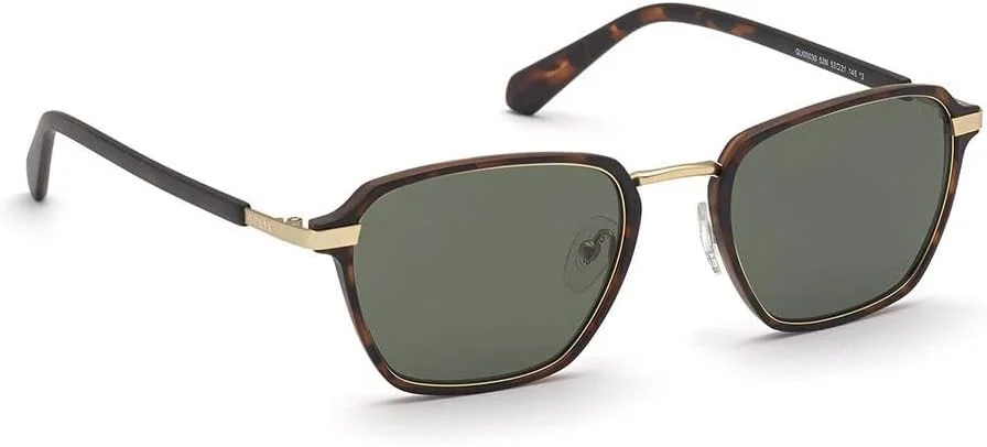 عینک آفتابی مردانه GUESS مدل GU0003052N53، قهوه ای، 53 میلی متر