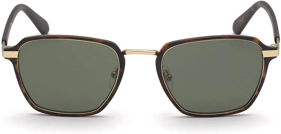 عینک آفتابی مردانه GUESS مدل GU0003052N53، قهوه ای، 53 میلی متر
