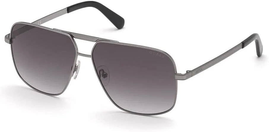 عینک آفتابی مردانه GUESS مدل Navigator GU0002608B61، قهوه ای، 61-12-145