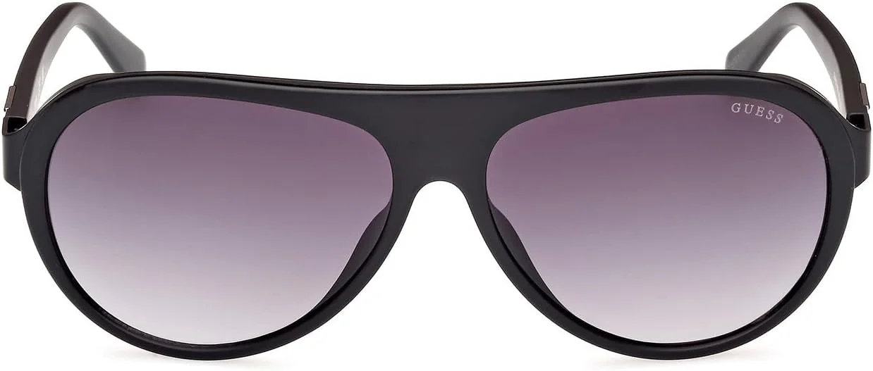 عینک آفتابی مردانه GUESS مدل GU0012502B60، مشکی مات، 60 میلی‌متر، محافظت در برابر اشعه UV