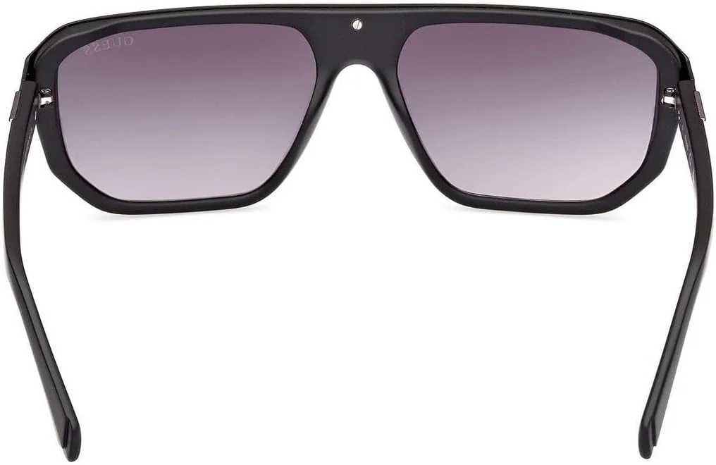 عینک آفتابی مردانه GUESS مدل GU0012402B59، مشکی مات، 59 میلی‌متر، محافظت در برابر اشعه UV
