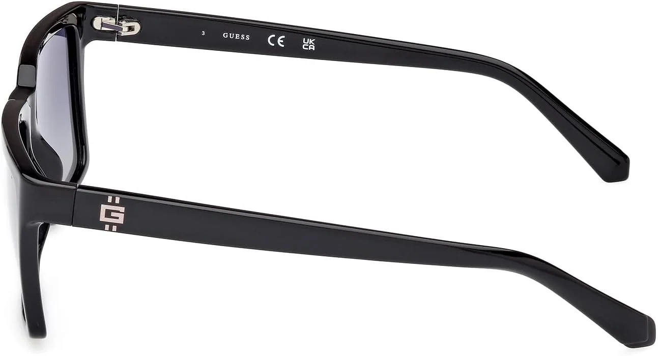 عینک آفتابی مردانه گس GU00084 01D مشکی براق 58/17/145 عینک آفتابی مردانه گس GU00084 01D مشکی براق 58/17/145